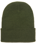 Yupoong 1501 Adult Cuffed Knit Beanie Front Thumbnail