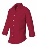 Van Heusen 13V0527 Ladies' 3/4-Sleeve Dress Twill Side Thumbnail