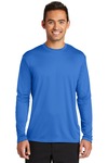 Port & Company PC380LS Long Sleeve Performance Tee Front Thumbnail