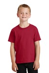 port & company pc54y youth core cotton tee Front Thumbnail