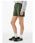 Bella + Canvas BC3787 Ladies' Cutoff Sweatshort Side Thumbnail