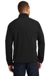 port authority j705 textured soft shell jacket Back Thumbnail