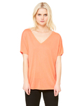 bella + canvas 8815 ladies' slouchy v-neck t-shirt Front Thumbnail