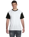 sublivie s1902 men's blackout sublimation t-shirt Front Thumbnail
