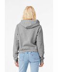 Bella + Canvas 7519 Ladies' Classic Pullover Hooded Sweatshirt Back Thumbnail