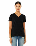 Bella + Canvas 6405 Ladies' Relaxed Jersey V-Neck T-Shirt Front Thumbnail