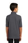 Port & Company KP55Y Youth Core Blend Jersey Knit Polo Back Thumbnail