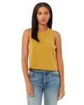 bella + canvas 6682 ladies' racerback cropped tank Front Thumbnail