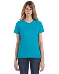Anvil by Gildan 880 Ladies 100% Combed Ring Spun Cotton T-Shirt Back Thumbnail