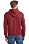 Hanes P170 Unisex Ecosmart® 50/50 Pullover Hooded Sweatshirt Back Thumbnail