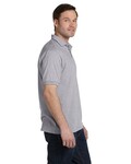 Hanes 054 Adult 50/50 EcoSmart® Jersey Knit Polo Side Thumbnail