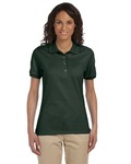 Jerzees 437W Ladies' 5.6 oz. SpotShield™ Jersey Polo Front Thumbnail