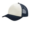 port authority c936 5-panel twill foam trucker cap Front Thumbnail