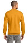 port & company pc90 essential fleece crewneck sweatshirt Back Thumbnail