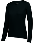 augusta sportswear 2797 ladies attain wicking long sleeve tee Front Thumbnail