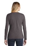 District DT6201 Women's Very Important Tee ® Long Sleeve V-Neck Back Thumbnail