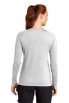 sport-tek lst470ls ladies long sleeve rashguard tee Back Thumbnail