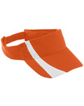augusta sportswear 6260 adult adjustable wicking mesh two-color visor Front Thumbnail