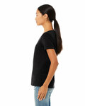 Bella + Canvas 6405 Ladies' Relaxed Jersey V-Neck T-Shirt Side Thumbnail
