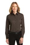 port authority l608 ladies long sleeve easy care shirt Front Thumbnail