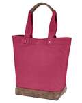 Authentic Pigment AP1921 Canvas Resort Tote Front Thumbnail