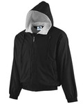 augusta sportswear 3280 hooded taffeta jacket/fleece lined Front Thumbnail