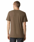 american apparel 2004cvc unisex cvc henley t-shirt Back Thumbnail