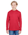 A4 NB3165 Youth Long Sleeve Cooling Performance Crew Shirt Front Thumbnail