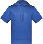 Augusta Sportswear 6871 Wicking Fleece Short Sleeve Hoodie Front Thumbnail
