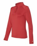 Badger Sport 4286 1/4 Zip Women's Lightweight Pullover Side Thumbnail