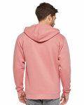 lat l6927 unisex full-zip hooded sweatshirt Back Thumbnail