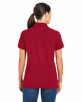 Harriton M205W Ladies' Valiant Cotton Snag Protect Polo Back Thumbnail