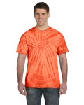 Tie-Dye CD101 Adult 5.4 oz. 100% Cotton Spider T-Shirt Back Thumbnail