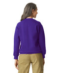 gildan sf000 adult softstyle® fleece crew sweatshirt Back Thumbnail