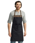 Artisan Collection by Reprime RP123 Espresso Bib Apron Front Thumbnail