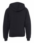 independent trading co. ss4001y youth midweight hooded sweatshirt Back Thumbnail