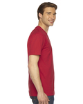 American Apparel 2456 Fine Jersey S/S V Neck Side Thumbnail
