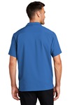 Port Authority W400 Short Sleeve Performance Staff Shirt Back Thumbnail