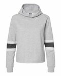 mv sport w22135 women's sueded fleece thermal lined hooded sweatshirt Front Thumbnail