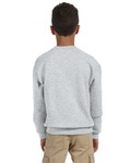 jerzees 562b youth nublend ® crewneck sweatshirt Back Thumbnail