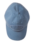Authentic Pigment 1917 Pigment-Dyed Raw-Edge Patch Baseball Cap Front Thumbnail
