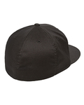 flexfit 6297f adult wooly twill pro baseball on-field shape cap with flat bill Back Thumbnail