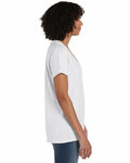 comfortwash by hanes gdh125 ladies' v-neck t-shirt Side Thumbnail