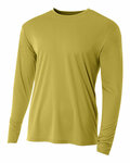 A4 N3165 Men's Cooling Performance Long Sleeve T-Shirt Front Thumbnail