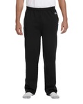 champion p800 adult 9 oz. powerblend® open-bottom fleece pant with pockets Side Thumbnail