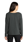 mercer+mettle mm3013 women's stretch drop shoulder pullover Back Thumbnail