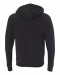 independent trading co. prm33sbz unisex special blend raglan full-zip hooded sweatshirt Back Thumbnail