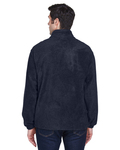 Harriton M990T Men's Tall 8 oz. Full-Zip Fleece Back Thumbnail