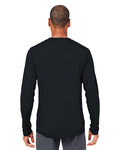 core365 ce10l unisex capital long-sleeve performance t-shirt Back Thumbnail