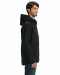 dri duck dd5090t men's 100% cotton 12 oz. canvas/polyester thermal lining hooded tall laredo jacket Side Thumbnail